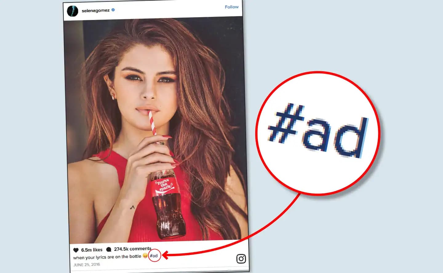 Hashtag Ad
